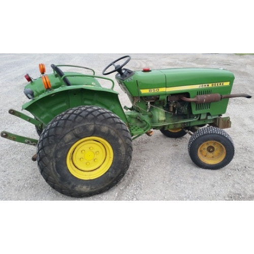 1050, 850, 900HC, 950 John Deere Utility Tractor (TM1192) Technical Service Manual