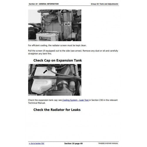 6230, 6330, 6430, 6530, 6630, 7130, 7230 John Deere Tractor (TM400819) Service Repair Manual
