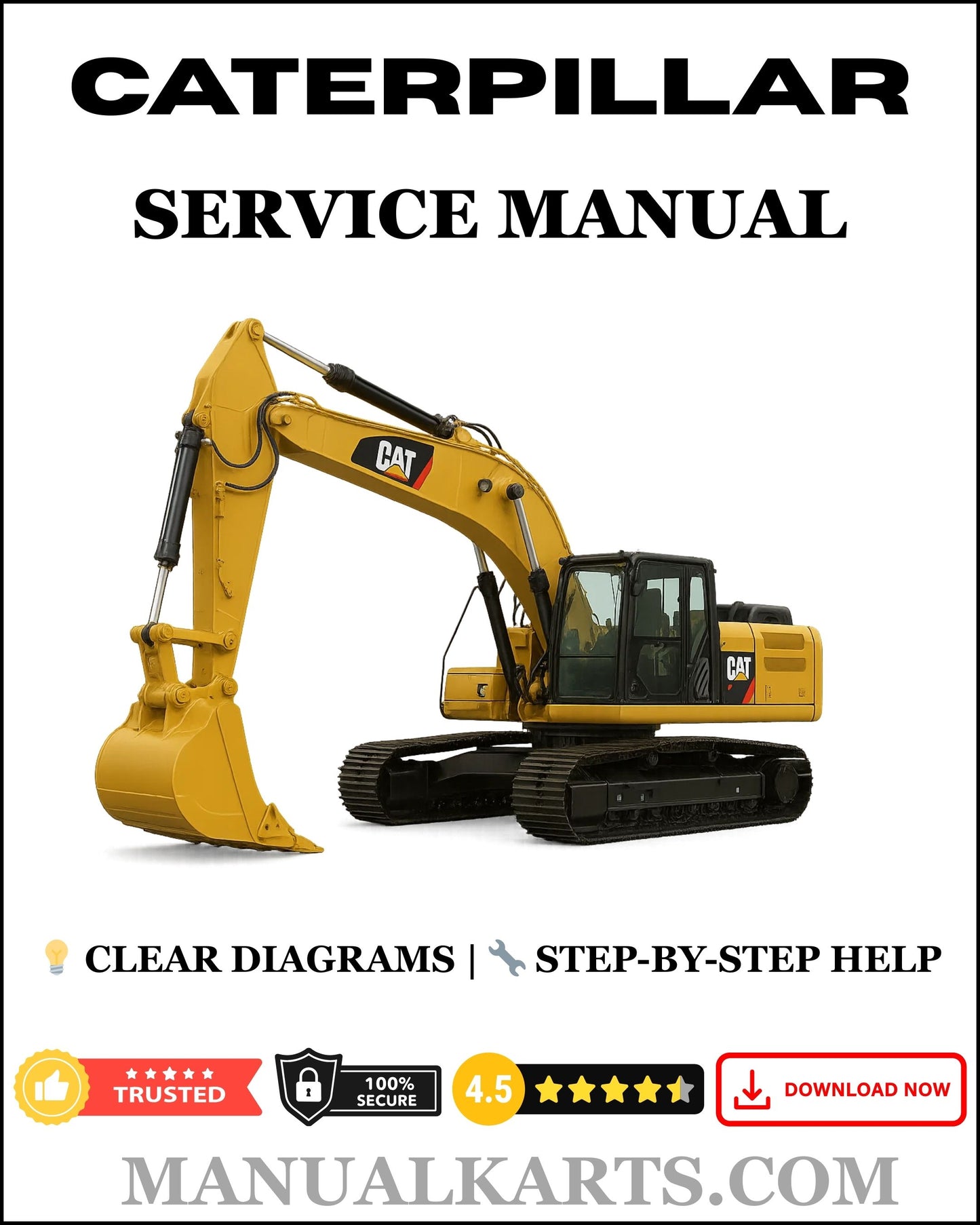 Caterpillar 395 Excavator Pdf Service Repair Manual MZA