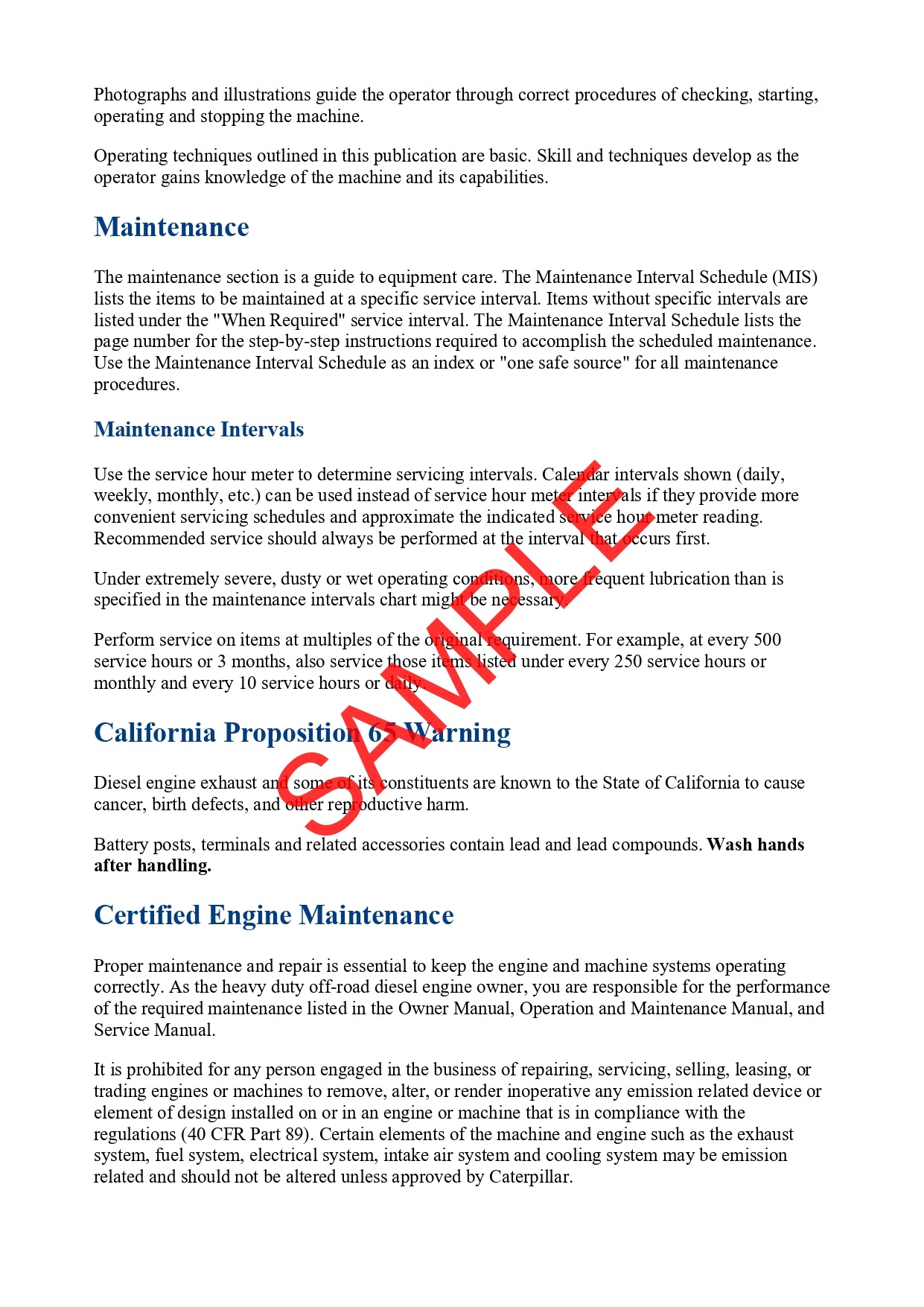 Caterpillar 730C2 Articulated Truck Operation & Maintenance PDF Manual 2T41-UP