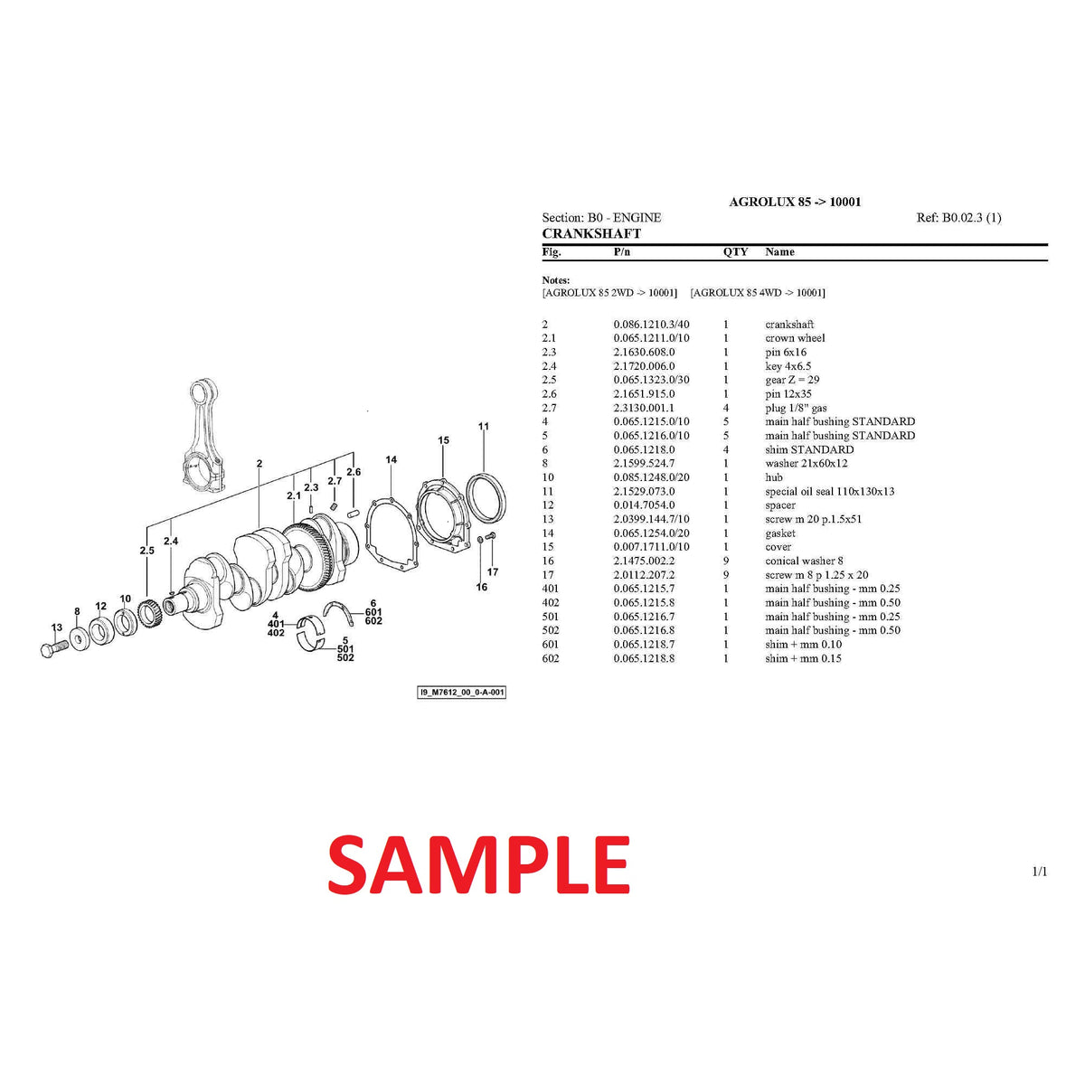Deutz Fahr AGROFARM 410 Tier 3 Tractor PDF Parts Manual 20001