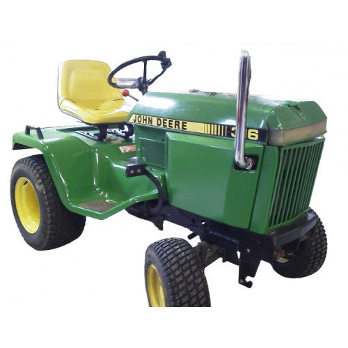 John Deere 300 , 312, 314 and 316 Hydrostatic Lawn Tractors Service Manual (SM2104)