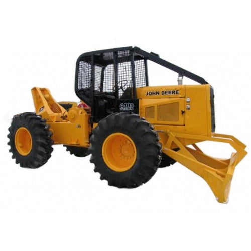 John Deere 340D, 440D Skidders and 448D Grapple Skidders Operation and Test Manual (TM1436)