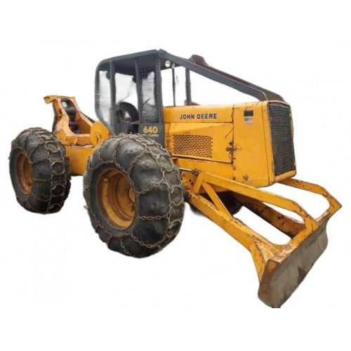 John Deere 640 Skidders and 640 Grapple Skidder Service  Technical Manual (TM1124)