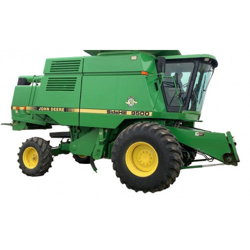 John Deere SideHill 9500 Combines Diagnostic and Repair Manual (TM1545)
