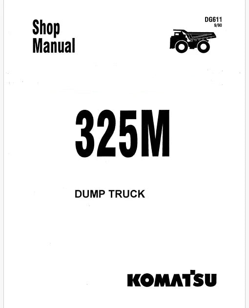Komatsu 325M Dump Truck Pdf Repair Service Manual