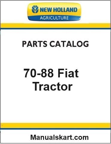 New Holland 70-88 Fiat Tractor Pdf Parts Catalog Manual