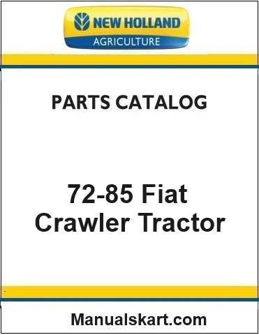 New Holland 72-85 Fiat Crawler Tractor Pdf Parts Catalog Manual