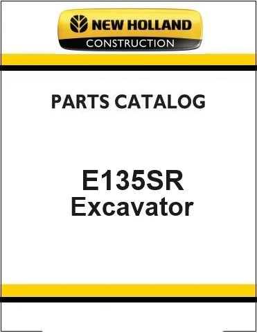 New Holland E135SR Crawler Excavator Pdf Parts Catalog Manual