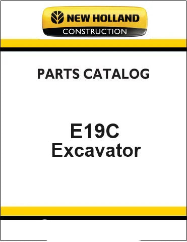 New Holland E19C Mini Crawler Excavator Pdf Parts Catalog Manual