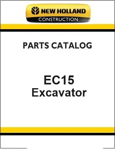 New Holland EC15 Mini Crawler Excavator Pdf Parts Manual