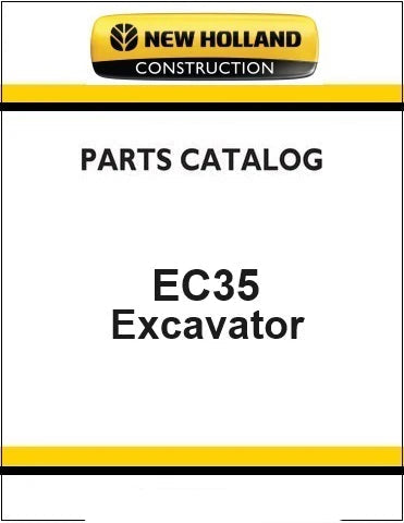 New Holland EC35 Mini Crawler Excavator Pdf Parts Manual