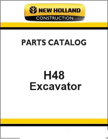 New Holland H48 Richier Excavator Pdf Parts Catalog Manual