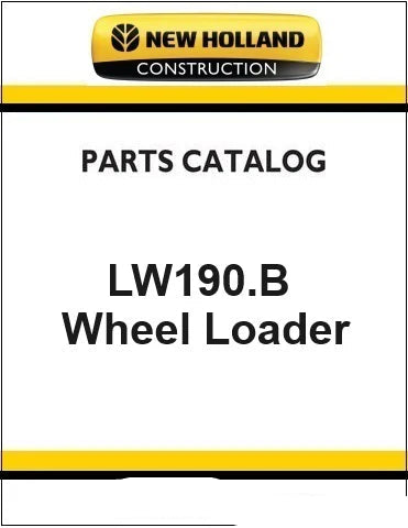 New Holland LW190.B Wheel Loader Pdf Parts Manual