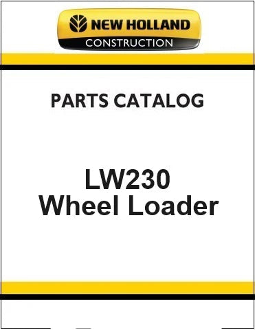 New Holland LW230 Wheel Loader Pdf Parts Manual