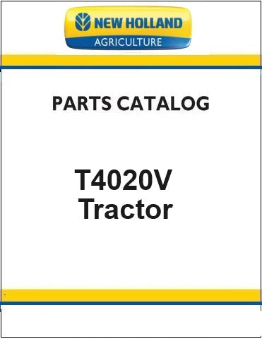 New Holland T4020V Tractor Pdf Parts Manual