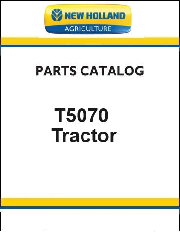 New Holland T5070 Tractor Pdf Parts Manual