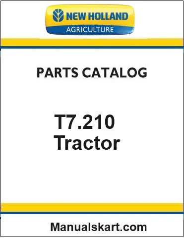 New Holland T7.210 Classic Tractor Pdf Parts Catalog Manual (Stage V)