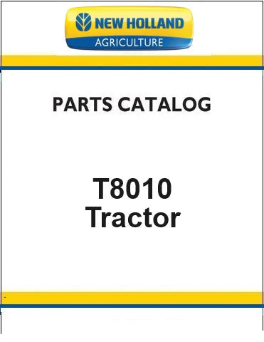 New Holland T8010 Tractor Pdf Parts Manual