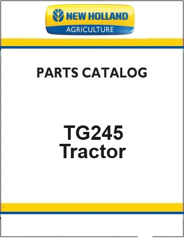 New Holland TG245 Tractor Pdf Parts Manual