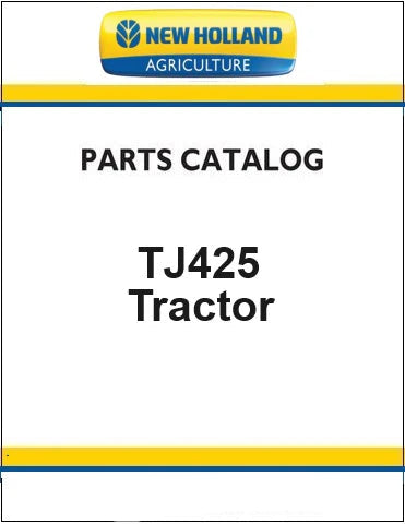 New Holland TJ425 Tractor Pdf Parts Manual