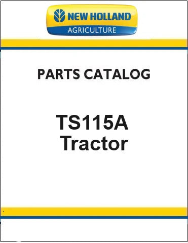 New Holland TS115A Tractor Pdf Parts Manual