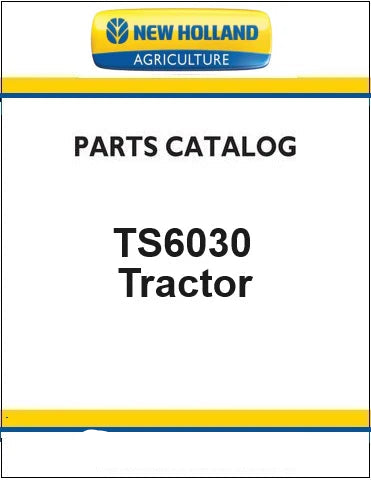 New Holland TS6030 Tractor Pdf Parts Manual