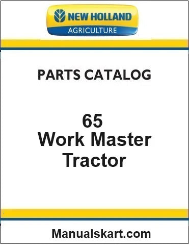 New Holland Work Master 65 Tractor Pdf Parts Catalog Manual
