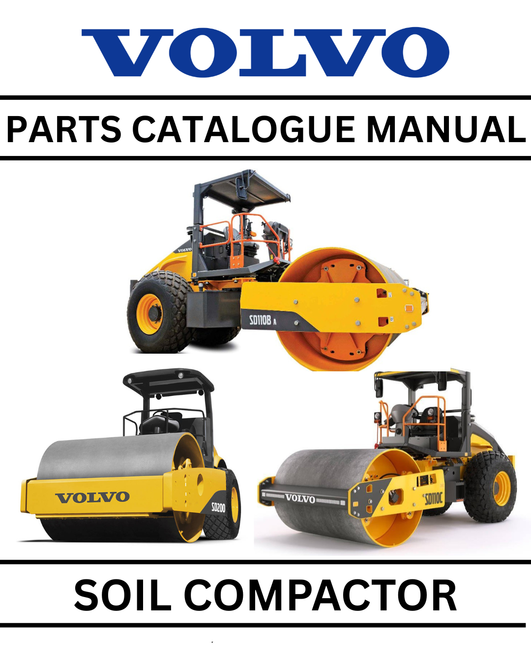 VOLVO SD110B SOIL COMPACTOR PARTS CATALOGUE PDF MANUAL