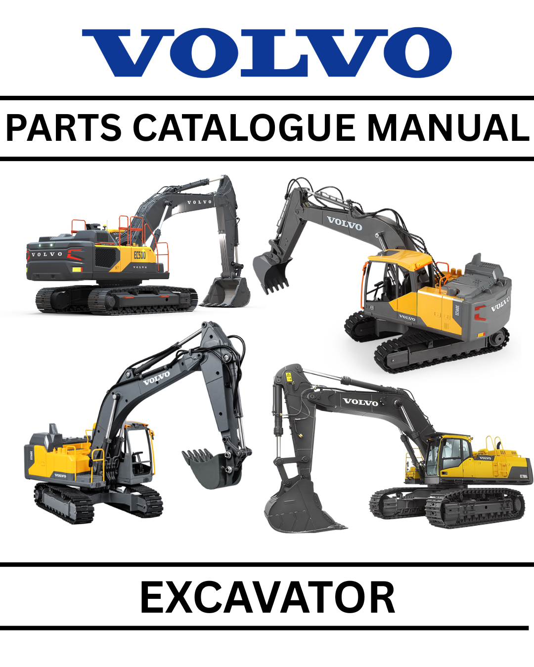 VOLVO EC480E LR EXCAVATOR PARTS CATALOGUE PDF MANUAL
