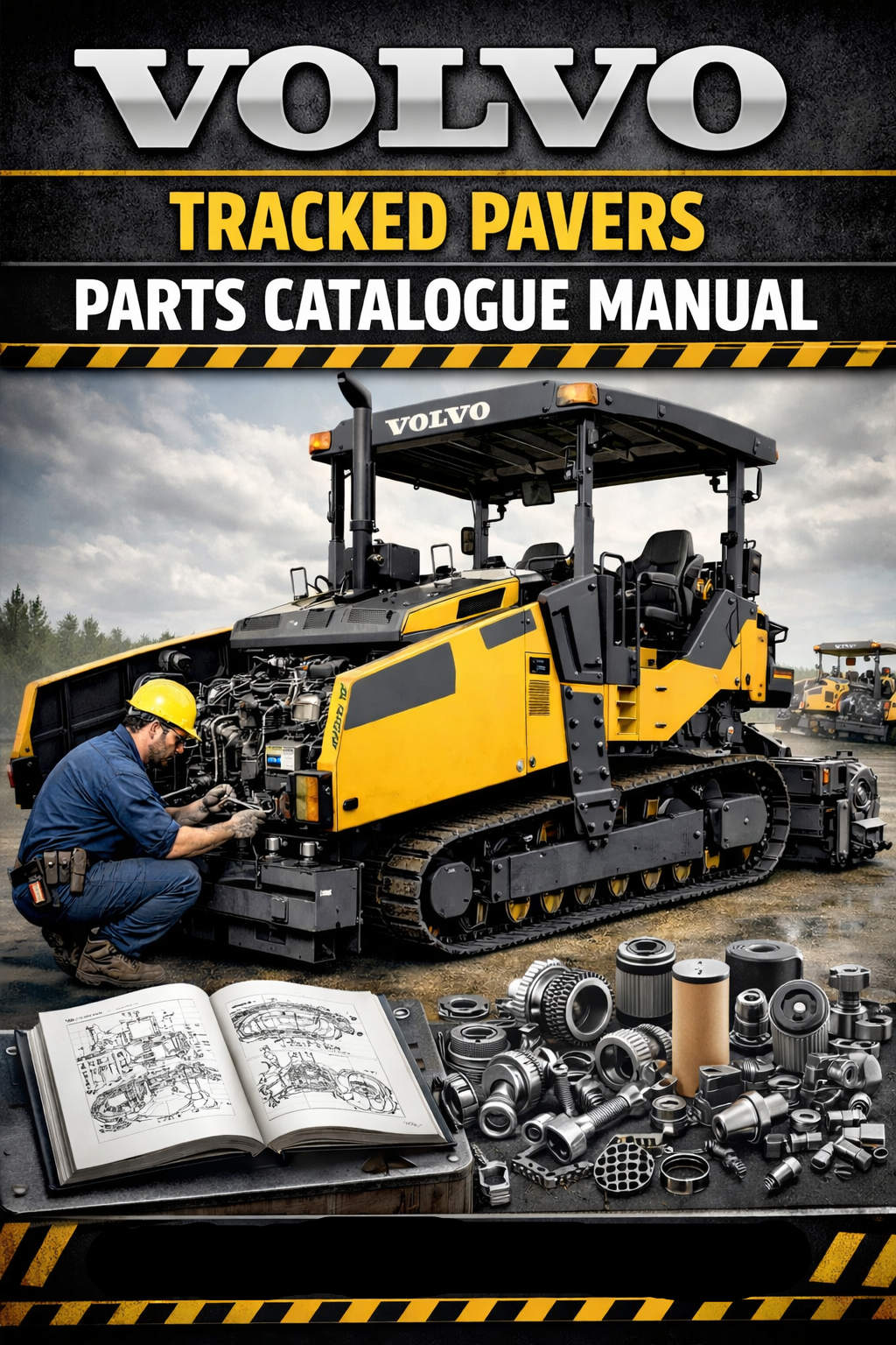 VOLVO ABG9820 TRACKED PAVER ELECTRICAL & HYDRAULIC SCHEMATIC PDF MANUAL