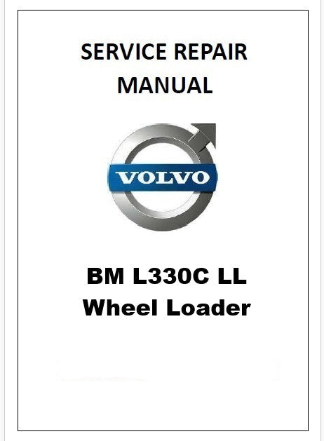 Volvo BM L330C LL Wheel Loader Pdf Repair Service Manual