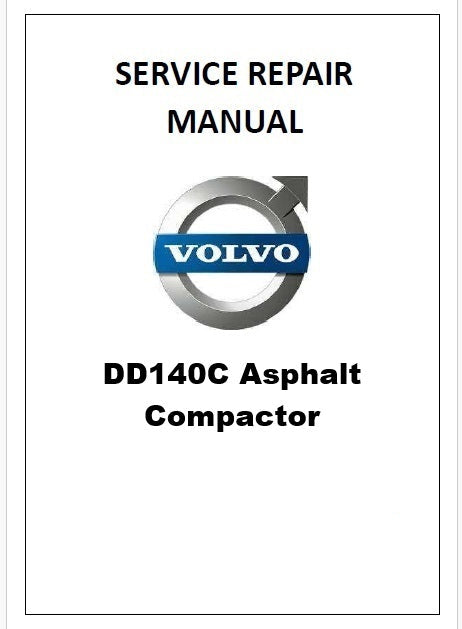 Volvo DD140C Asphalt Compactor Pdf Repair Service Manual
