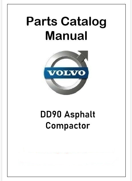 Volvo DD90 Asphalt Compactor Pdf Parts Catalog Manual