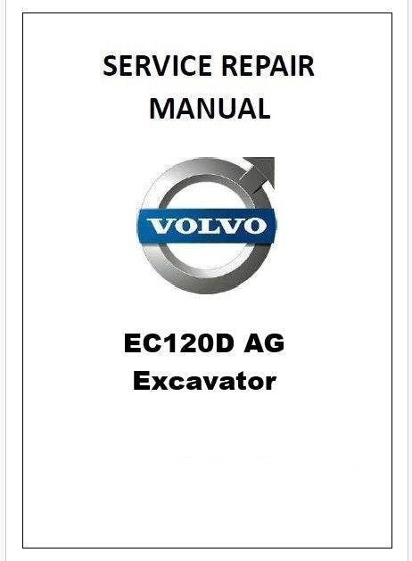 Volvo EC120D AG Excavator Pdf Repair Service Manual