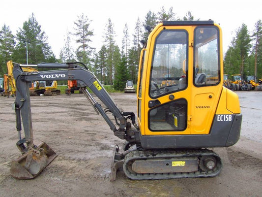 Volvo EC15B XR, EC15B XTV Compact Excavator Pdf Repair Service Manual