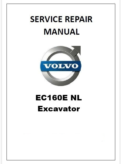 Volvo EC160E NL Excavator Pdf Repair Service Manual