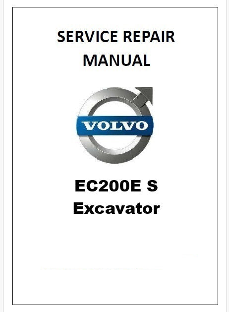 Volvo EC200E S Excavator Pdf Repair Service Manual