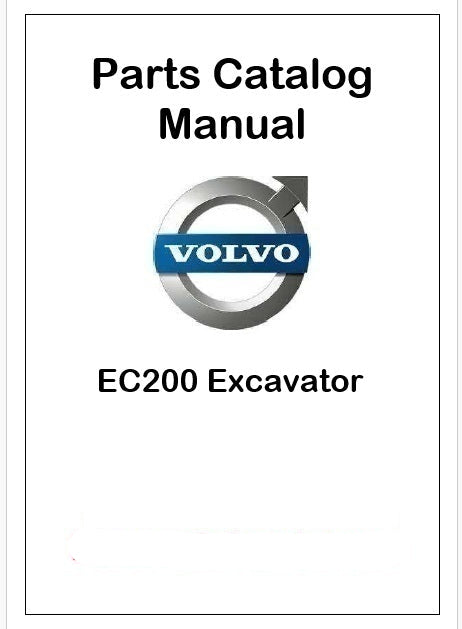 Volvo EC200 Excavator Pdf Parts Catalog Manual