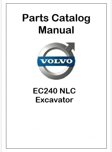 Volvo EC240 NLC Excavator Pdf Parts Catalog Manual