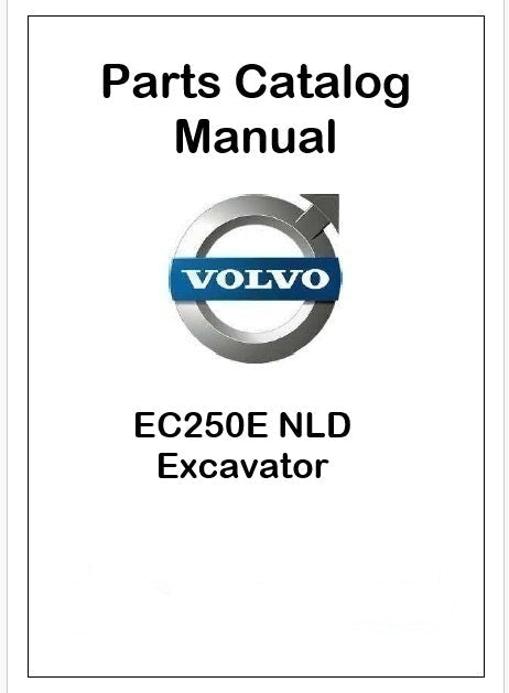 Volvo EC250E NLD Excavator Pdf Parts Catalog Manual
