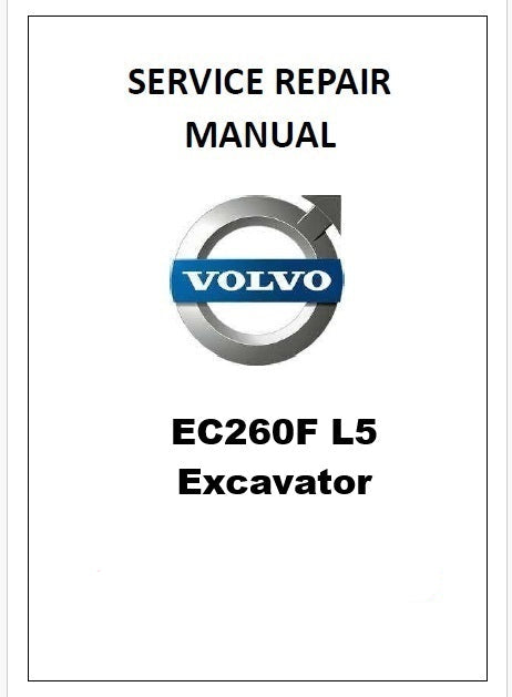 Volvo EC260F L5 Excavator Pdf Repair Service Manual