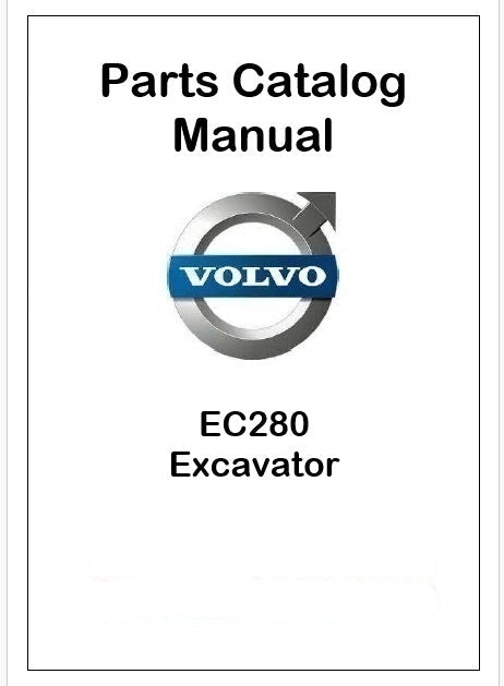 Volvo EC280 Excavator Pdf Parts Catalog Manual