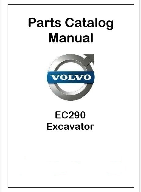 Volvo EC290 Excavator Pdf Parts Catalog Manual