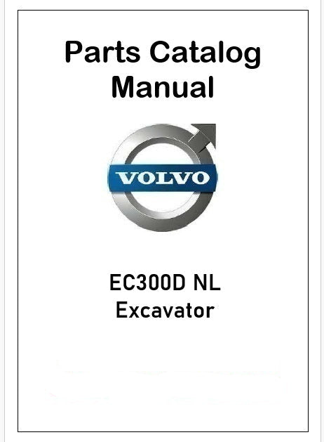 Volvo EC300D NL Excavator Pdf Parts Catalog Manual