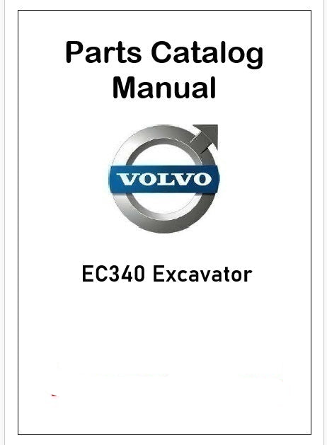 Volvo EC340 Excavator Pdf Parts Catalog Manual