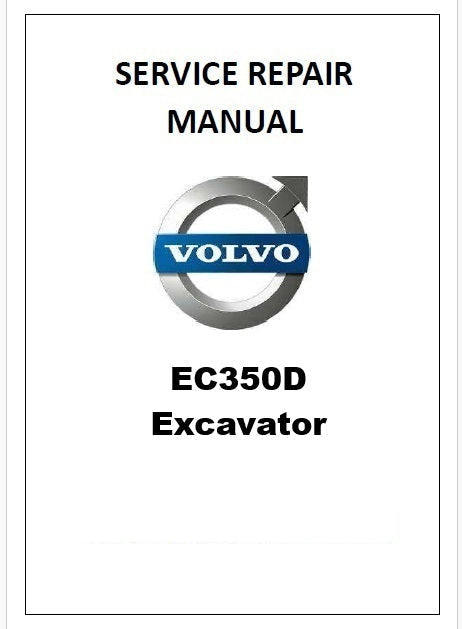 Volvo EC350D Excavator Pdf Repair Service Manual