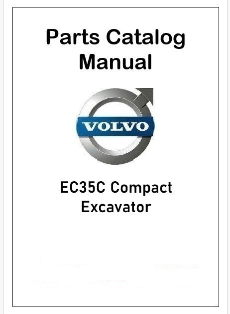 Volvo EC35C Compact Excavator Pdf Parts Catalog Manual