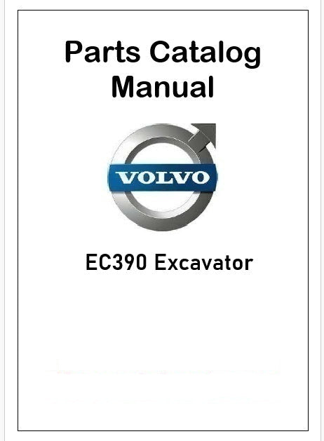 Volvo EC390 Excavator Pdf Parts Catalog Manual