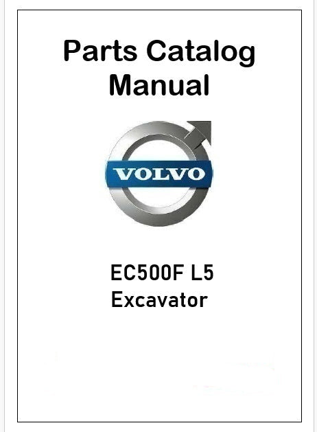Volvo EC500F L5 Excavator Pdf Parts Catalog Manual